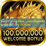bonus immediato senza deposito slot